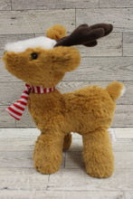 Load image into Gallery viewer, The Manhattan Toy Company 9&quot; Plush Reindeer with Scarf - Used