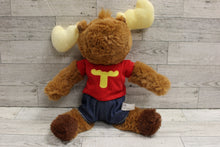 Load image into Gallery viewer, Vintage Tommy Moose Plush Stuffed Animal - 12" Tall - 1992 - Used