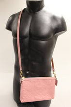 Load image into Gallery viewer, Coach Legacy Zip Top Crossbody Bag In Signature Leather - Pink - New