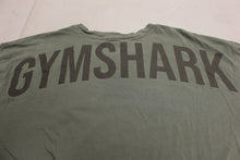 Load image into Gallery viewer, Gym Shark Short Sleeve Sage Green T-Shirt - Large - Used