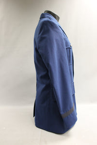Air Force AF Men's Enlisted Blue Dress Coat with one Black Stripe -36R - Used