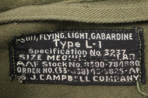 USAAF Flying Light Gabardine Suit - Type L-1 - Choose Size - Used