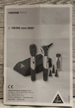 Load image into Gallery viewer, Heine Mini 3000 Otoscope Set With Battery Handle - M3K-OP - Used