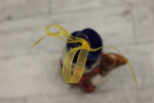 Load image into Gallery viewer, Vena Standing Snowman Ornament - Red Scarf and Snowflakes - 4&quot; Tall - Used