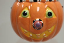 Load image into Gallery viewer, Hallmark 4" Ceramic Pumpkin Pail - Used