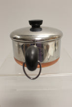 Load image into Gallery viewer, Revere Ware Copper Clad Saucepan with Lid - 1 quart - Used