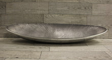 Load image into Gallery viewer, Modern Metal Simply Designz Oval Serving Bowl Tray Centerpiece - Used
