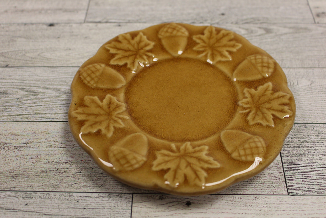 Pier 1 Autumn Plate Candle Holder - 6