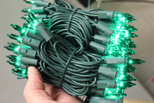 Load image into Gallery viewer, Home Accents Holiday 100 Green Incandescent Mini Lights - New