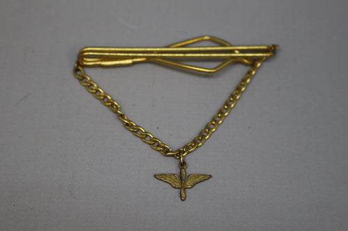 US Army Aviaition Tie Clasp - Brass - Used