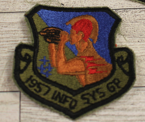 Air Force USAF 1957th Information Systems Group Patch (INFO SYS GP) - Used