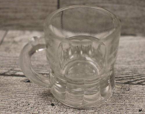 Beer Mug Shot Glass - Clear - Used