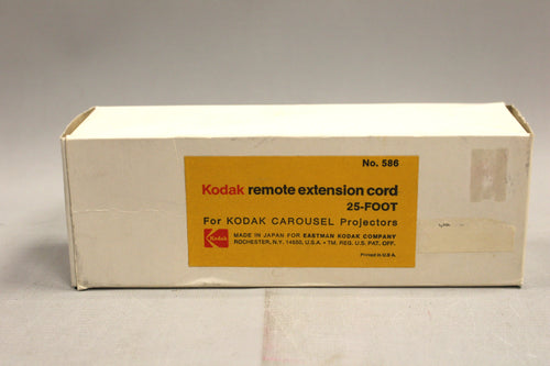 Vintage Kodak Remote Extension Cord - 25 Foot - For Carousel Projectors - Used