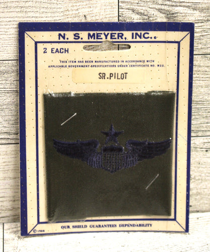 Vietnam Era 1966 N. S. Meyer, Inc AF Senior Pilot Aviation Sew On Patch - New