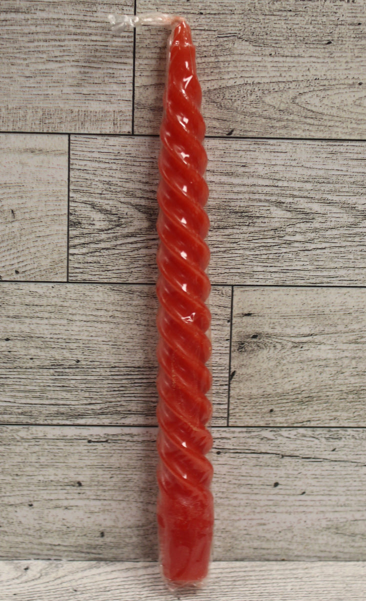 Vintage Spiral Hallmark Candle - Red - 8 Inch - USA Made - New ...
