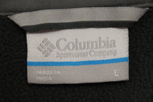 Load image into Gallery viewer, Columbia Light Weight 2 Tone Zip Up Jacket - Large - Black/Gray - Used