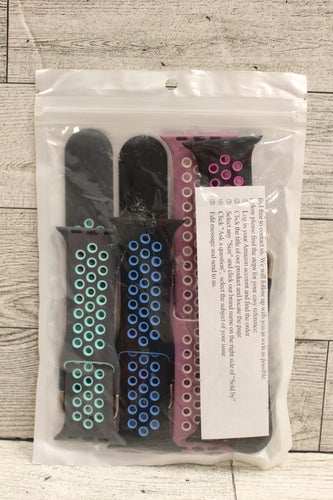 Easuny Sport Watch Bands - Set of 4 - M/L - New