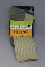 Load image into Gallery viewer, Smartwool Light Cushion Crew Hiking Socks - Large - Oatmeal/Brown - New