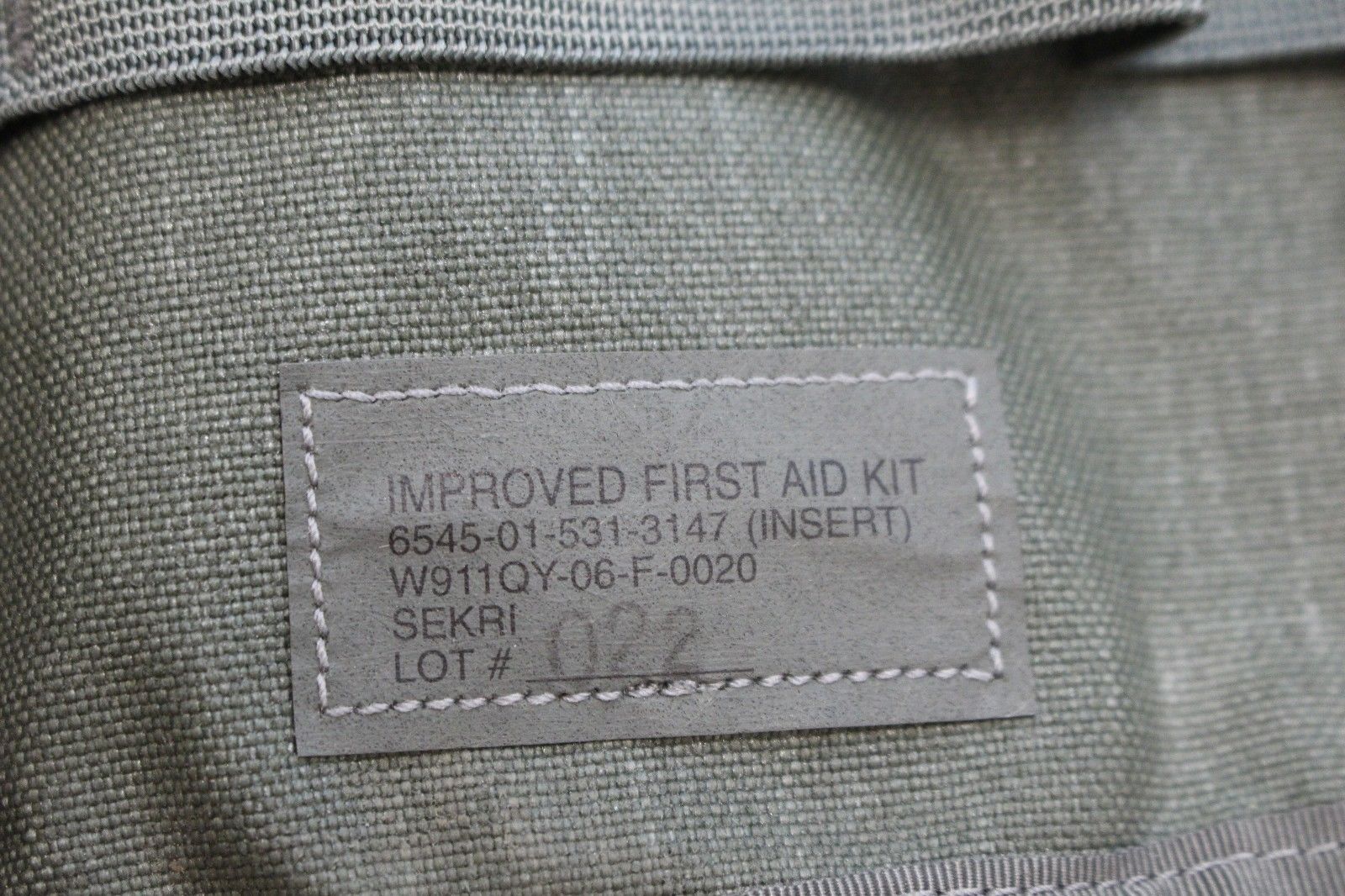 IFAK Individual First Aid Kit Insert - Foliage Green - Medical - Used ...