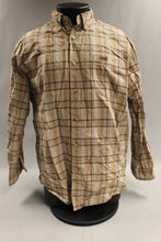Load image into Gallery viewer, Carhartt Men&#39;s Tan Plaid Shirt - Large - Used