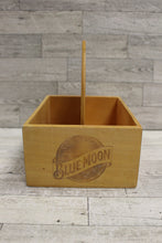 Load image into Gallery viewer, Blue Moon Wooden Crate - 9" x 6" - Used