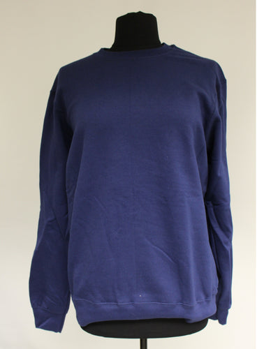 Port & Company Navy Blue Sweatshirt - Size: Medium - Used