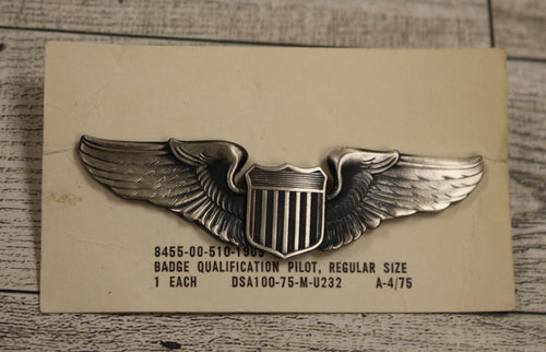 1975 Vietnam Air Force Pilot Aviation Qualification Badge - 8455-00-510-1909