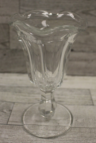 Vintage Ice Cream Parlor Sherbet Sundae Fountainware Glass - Clear - Used