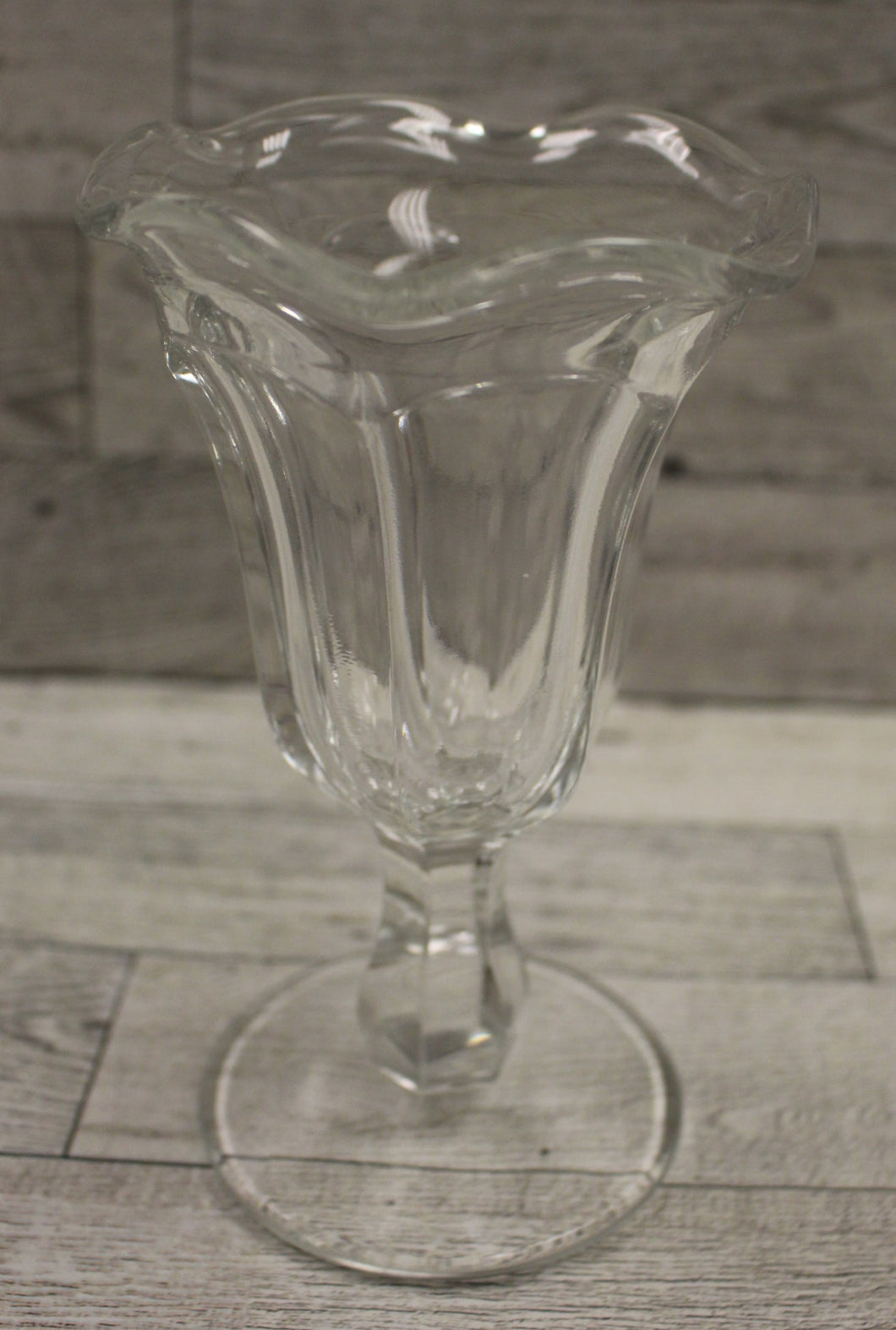 Vintage Ice Cream Parlor Sherbet Sundae Fountainware Glass - Clear - Used