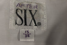 Load image into Gallery viewer, After Six Men&#39;s Formal Dress Shirt - 15 x 34 - White -Used