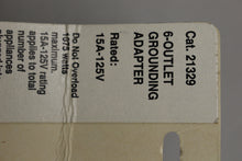 Load image into Gallery viewer, Popular Mechanics 6 Outlet Power 3-Prong Grounded Adapter - New
