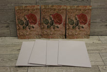 Load image into Gallery viewer, Paper Impages Blank Note Cards with Envelopes - Pack of 3 in Box -Roses Flowers