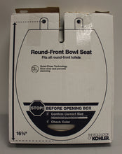 Load image into Gallery viewer, Kohler Brevia Quiet-Close Round-Front Toilet Seat - White - 20111-0 - New