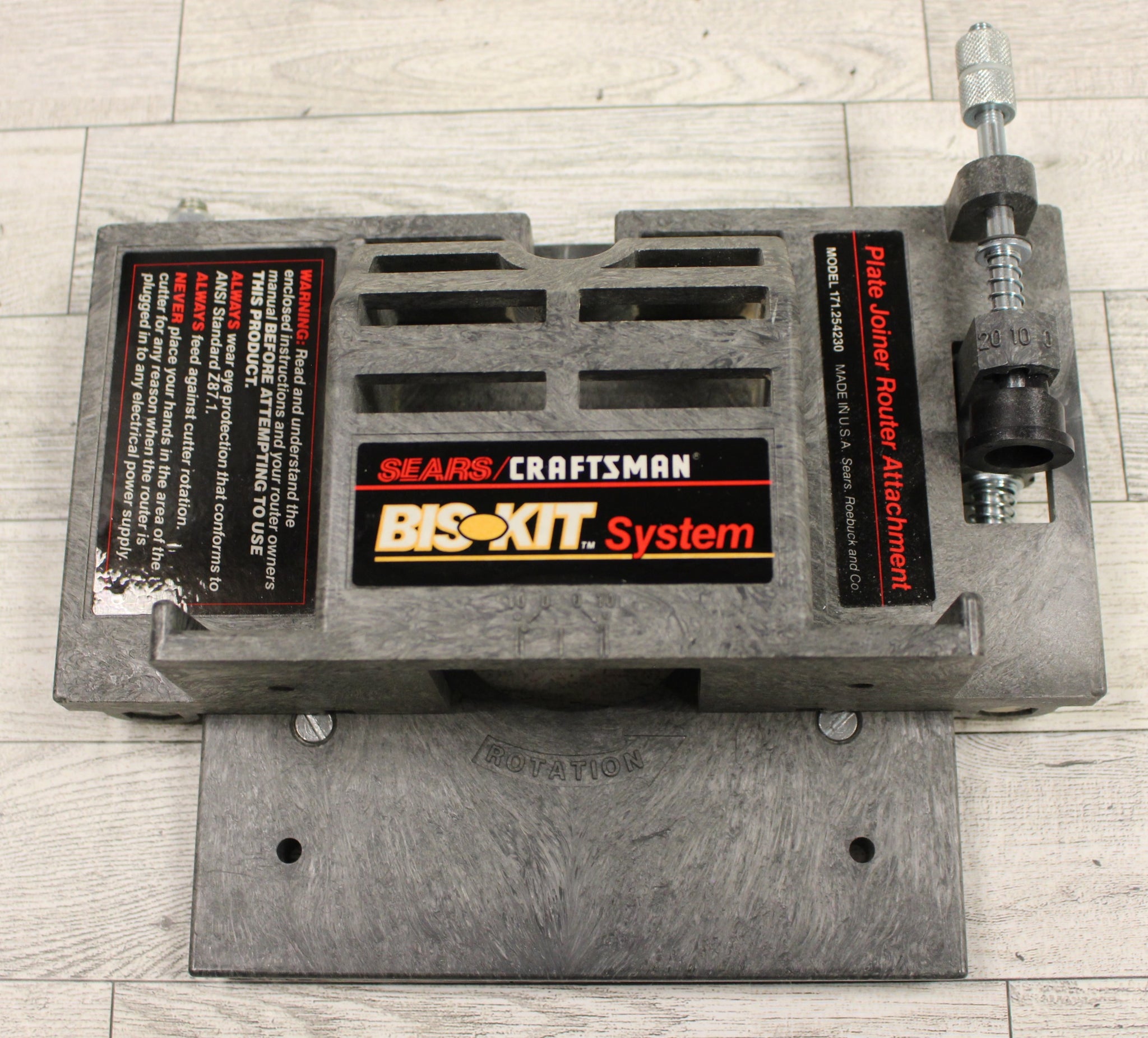 Craftsman router plate deals