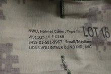 Load image into Gallery viewer, US Navy NWU Type III AOR2 Helmet Cover - 8415-01-591-9967 - Small/Med - New