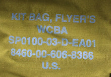 Load image into Gallery viewer, US Air Force Flyers Kit Bag - Green - 8460-00-606-8366 - Used