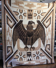 Load image into Gallery viewer, Vintage Santa Catalina Alpaca Wool Blanket Throw - 64" x 83" - Reversible - Used