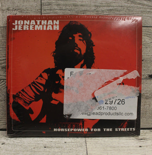 Jonathan Jeremiah Horsepower for the Streets (CD) Album -New