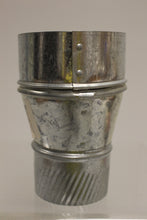 Load image into Gallery viewer, 4" x 3" Galvanized Duct Reducer - New