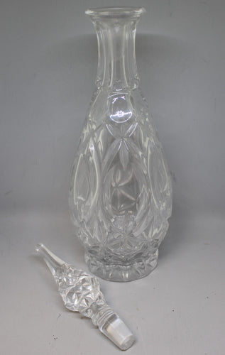 Princess House Crystal Decanter with Stopper - West German - Used