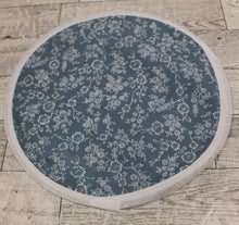 Load image into Gallery viewer, Vintage Bandwagon 9" Mircowave Roll Warmer - 100% Cotton - Blue Floral