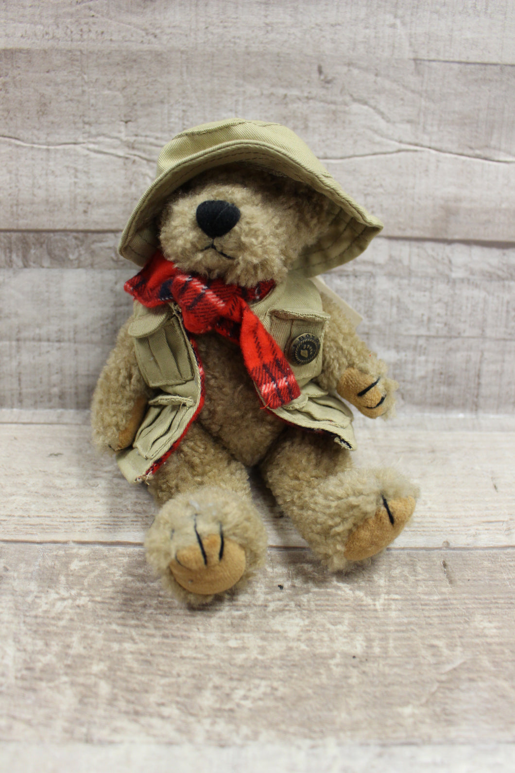 Boyd's Bears and Friends Fisherman Stuffed Bear -New