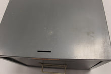 Load image into Gallery viewer, Vintage GWS Metal Contractors Card File Box - Used