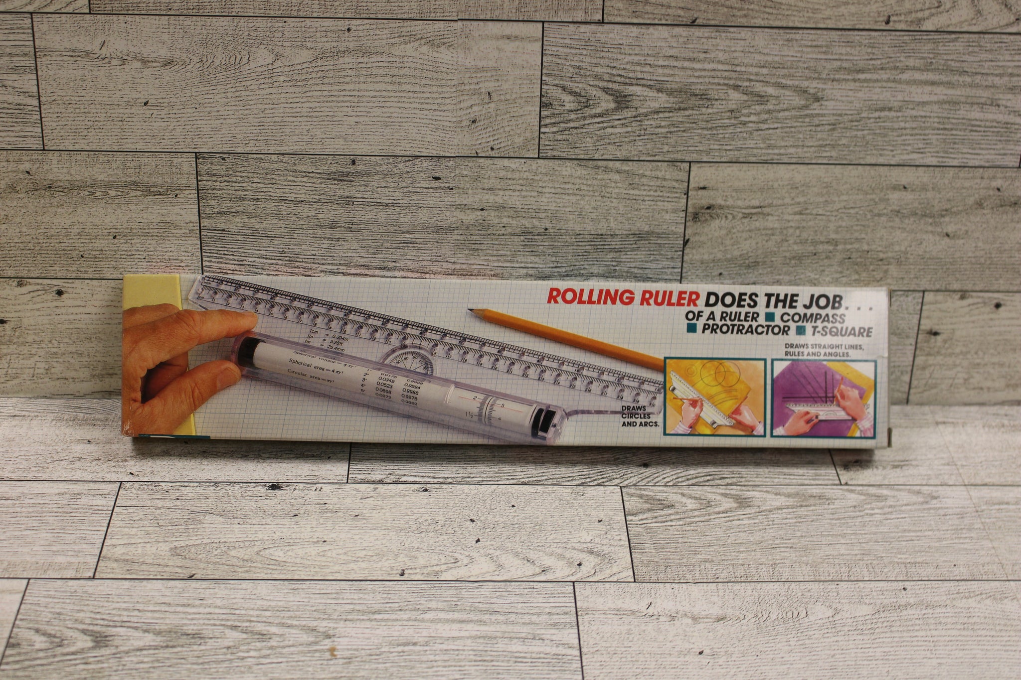 Protractor Ruler Roll Rolling Ruler 12