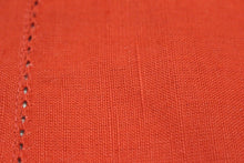 Load image into Gallery viewer, Pack of 12 Hemstitch Cloth Cocktail Napkins - 6 inch - Red - Used