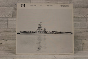 US Naval Cruiser Battleship Vessels & Aircraft ID Identification Cards - You Pick
