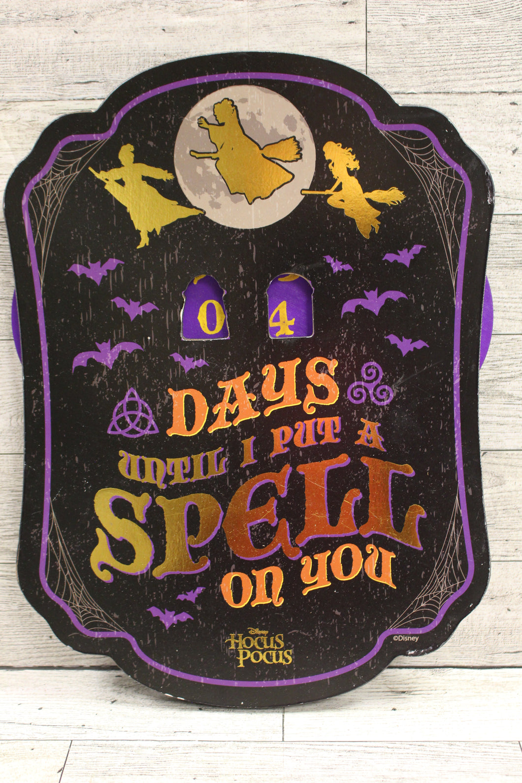 Hocus Pocus Days Until I Put A Spell On You Sign - 12
