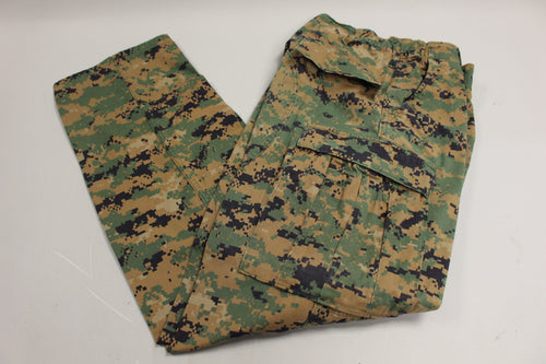 USMC Marine Corp Woodland Marpat Combat Trouser Pant - Small Short - Used