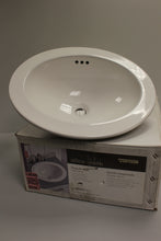 Load image into Gallery viewer, Allen + Roth Oval Drop in Sink - White - #2501556 - New