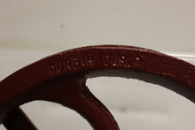 Load image into Gallery viewer, Durbin Durco 10" Cast Iron Pulley Well Wheel - 13405 - Red - New